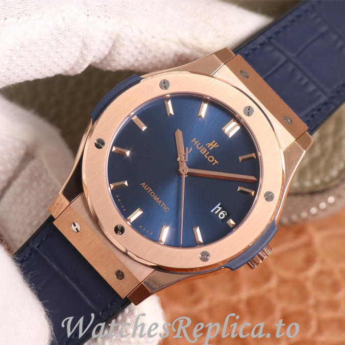 Hublot Replica Classic Fusion Series Leather strap 45MM - WatchesReplica.is