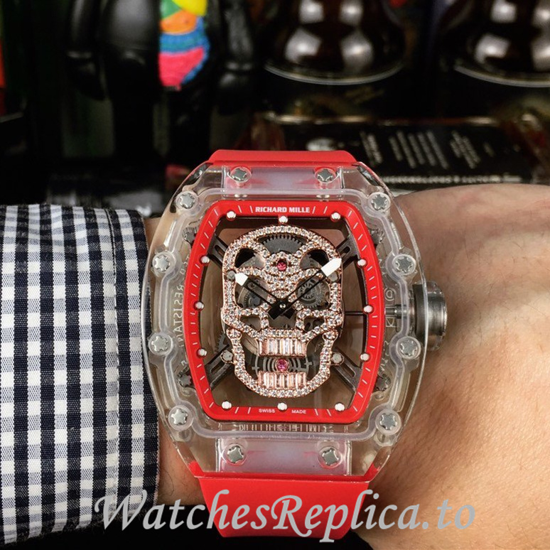 Richard Mille Replica RM052 Rubber strap 50MM - WatchesReplica.is