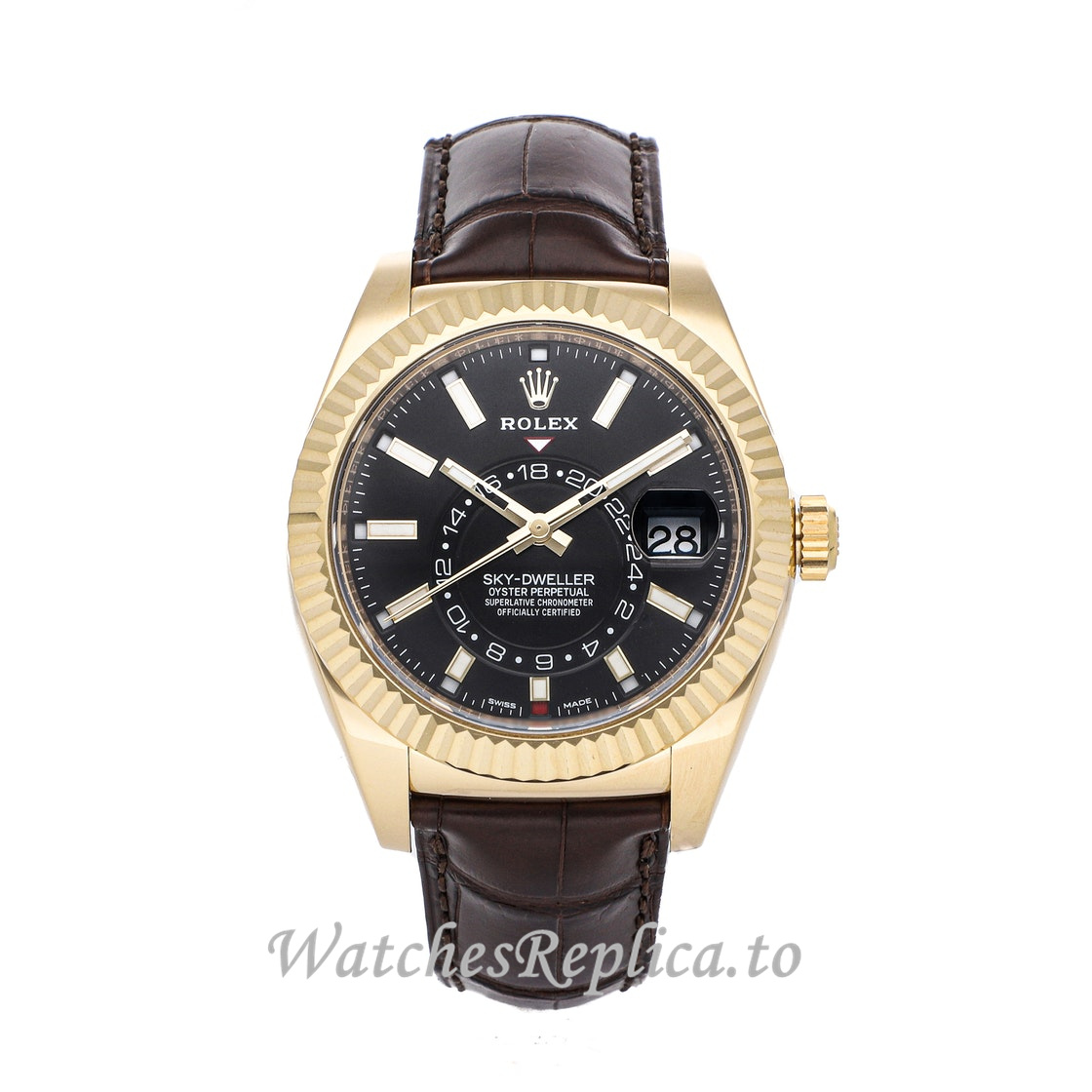 Replica Rolex Sky Dweller 326138 0008 42MM - WatchesReplica.is