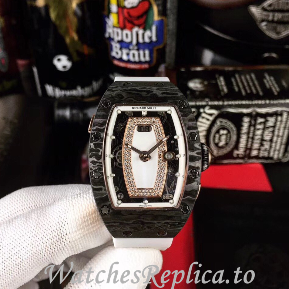 Richard Mille Replica RM037 Rubber strap 45MM - WatchesReplica.is