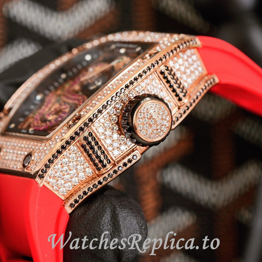 Richard Mille Replica RM26-01 Rubber strap 50MM - WatchesReplica.is