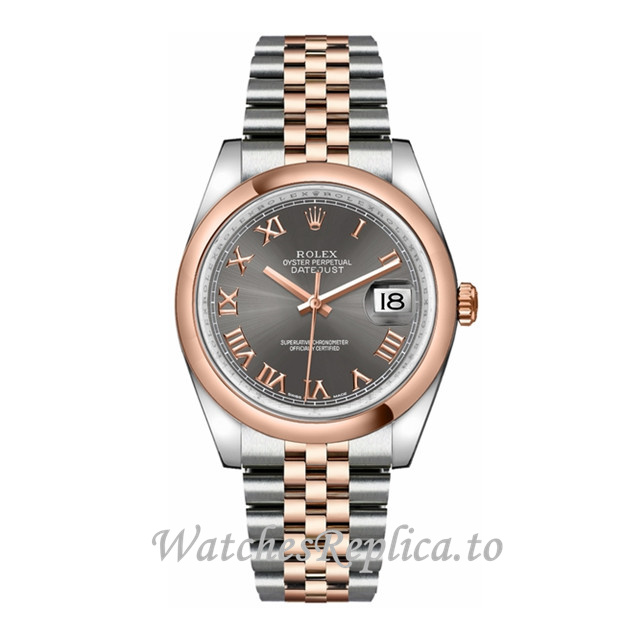 Replica Rolex Datejust 116201-14 36MM Stainless steel strap Mens Watch - WatchesReplica.is