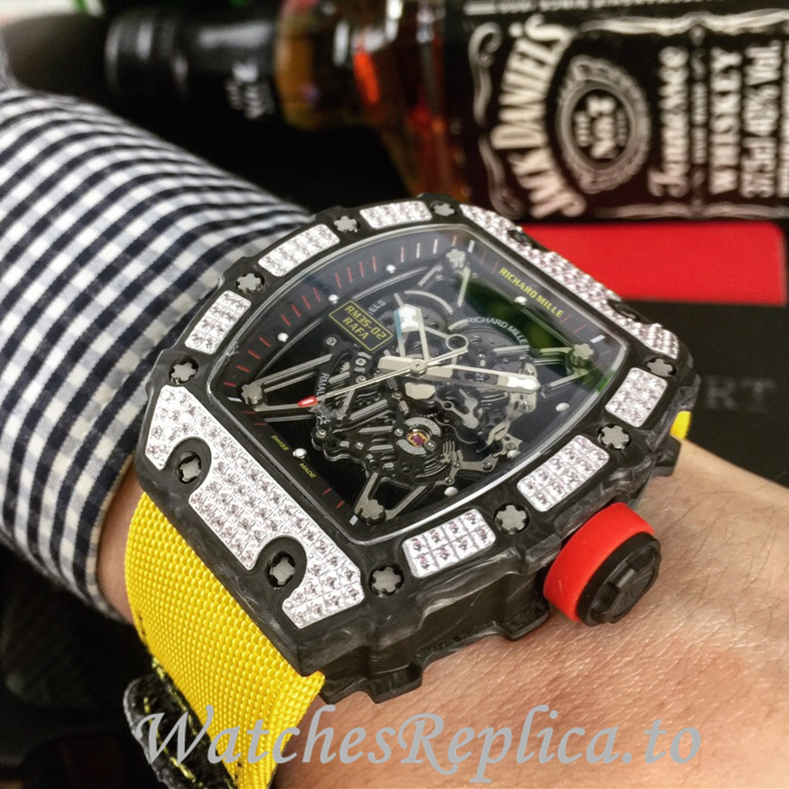 Richard Mille Replica RM035-02 Canvas strap 50MM - WatchesReplica.is