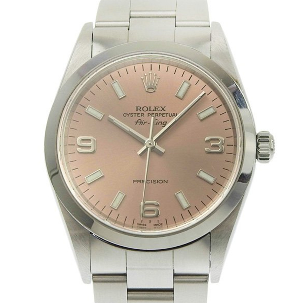 Rolex Air-King Pink Dial 14000 - WatchesReplica.is