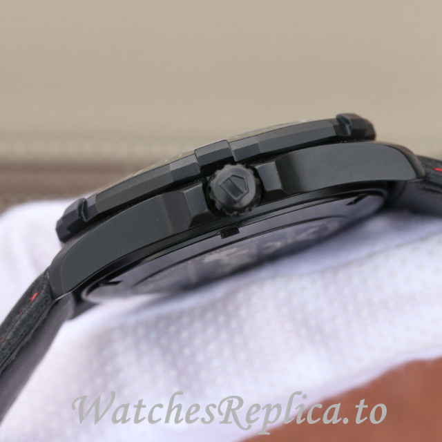 Tag Heuer Replica Aquaracer Leather strap 43MM - WatchesReplica.is