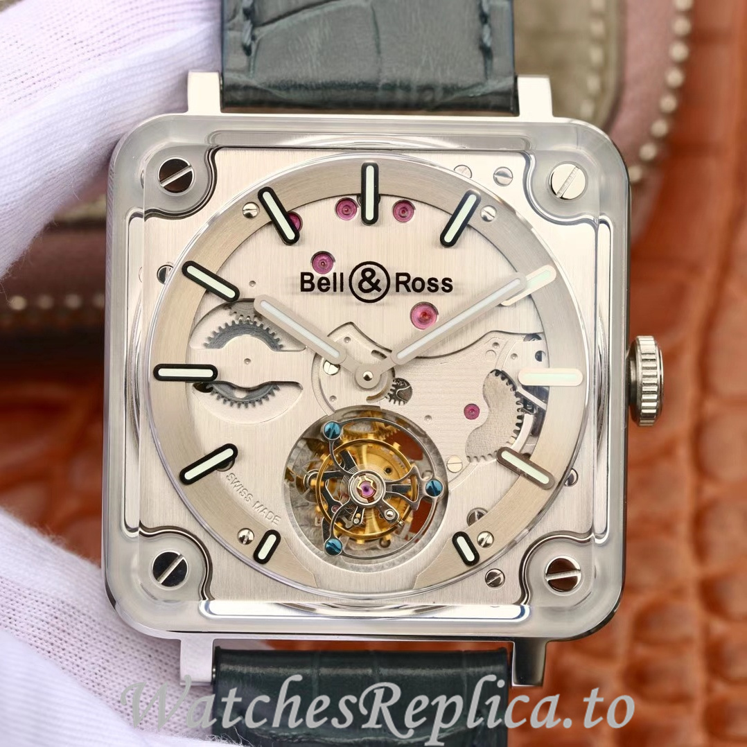 Bell Ross Replica BR-X2 Leather strap 42.5MM - WatchesReplica.is