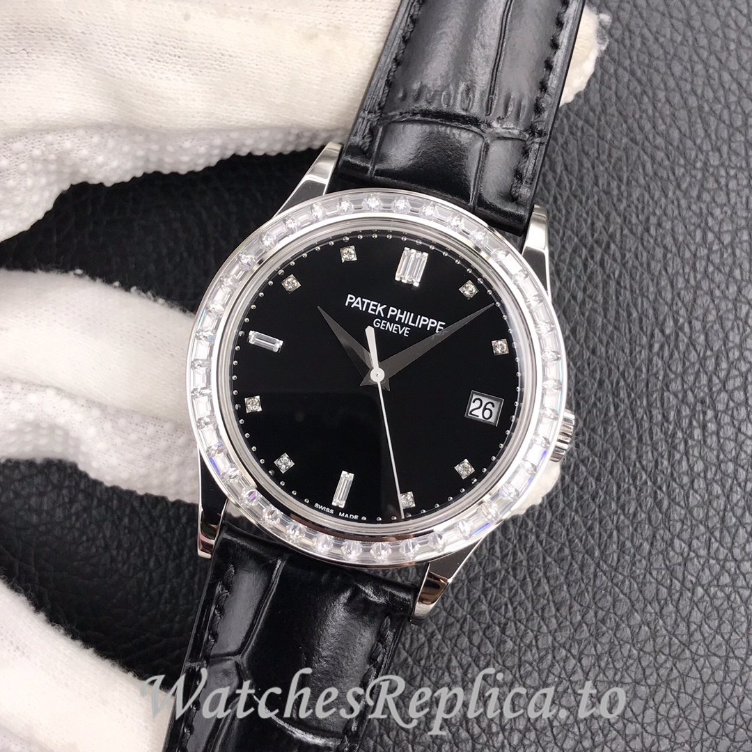 Patek Philippe Replica 5298P Leather strap 38MM - WatchesReplica.is