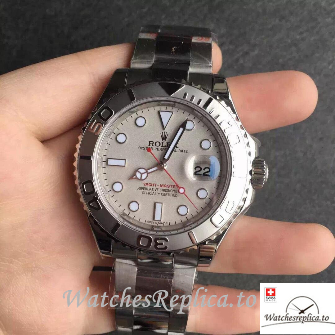 Swiss Rolex Yacht-Master Replica 116622 Stainless steel strap 40MM - WatchesReplica.is