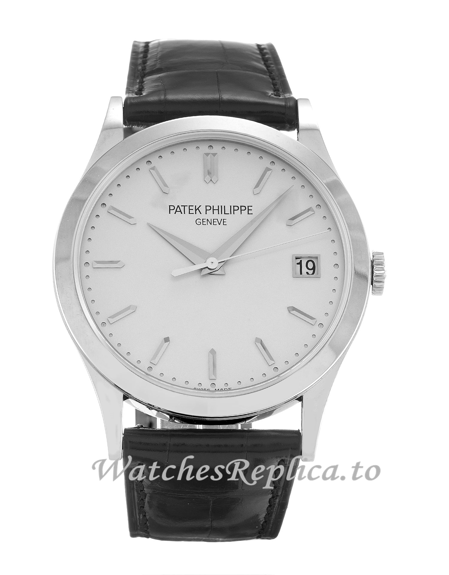 Patek Philippe Calatrava Silver Dial 5296G 41MM - WatchesReplica.is