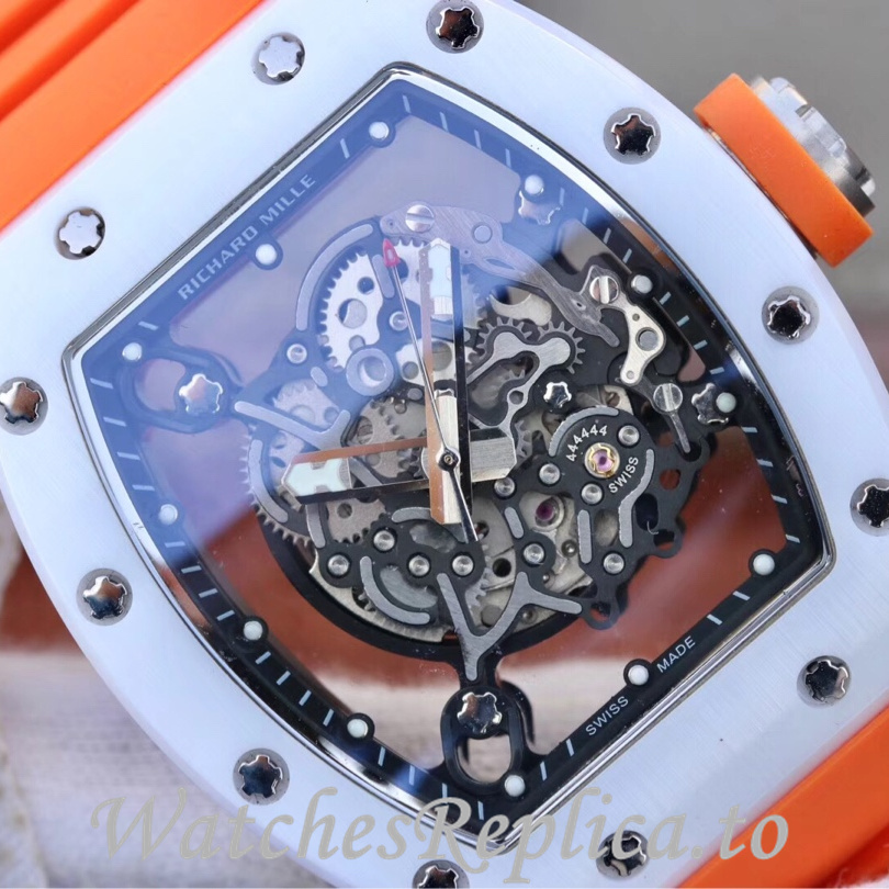 Richard Mille Replica RM055 Rubber strap 50MM - WatchesReplica.is