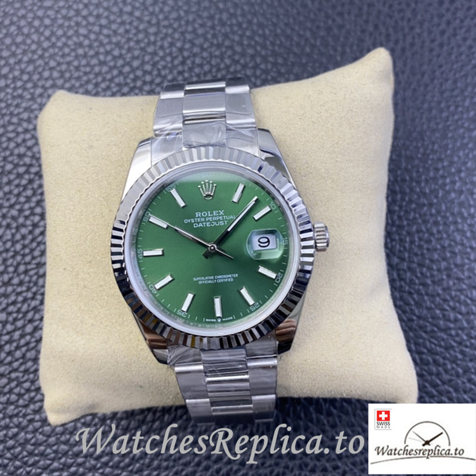 Swiss Rolex Datejust 126334 Replica Stainless steel strap 41MM - WatchesReplica.is