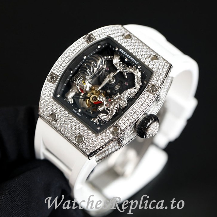 Richard Mille Replica RM51-01 Rubber strap 50MM - WatchesReplica.is