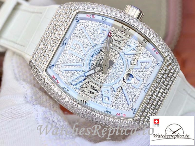 Swiss Franck Muller Vanguard Replica V45.SC.DT.D.NBR.CD.5N.NR 003 Number Markers 45MM×14MM - WatchesReplica.is