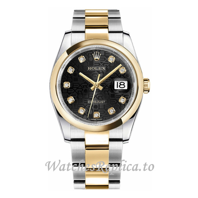 Replica Rolex Datejust 116203-33 36MM Stainless steel strap Mens Watch - WatchesReplica.is