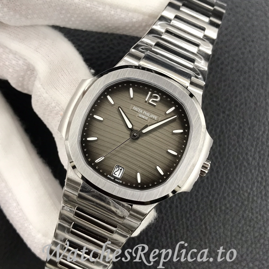 Patek Philippe Replica Nautilus 7118 Stainless steel strap 34MM - WatchesReplica.is