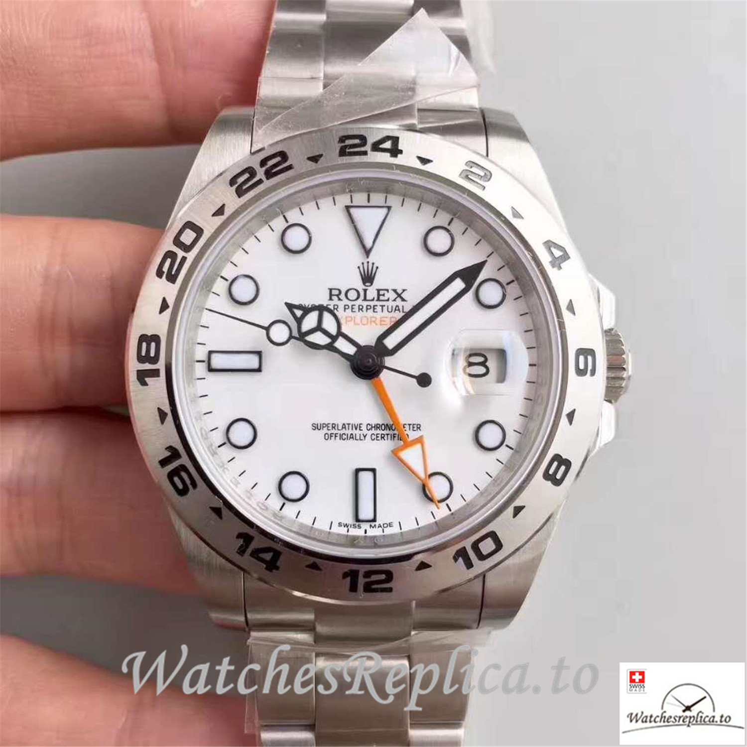 Swiss rolex Explorer II Replica 216570 001 Number Markers 42MM - WatchesReplica.is