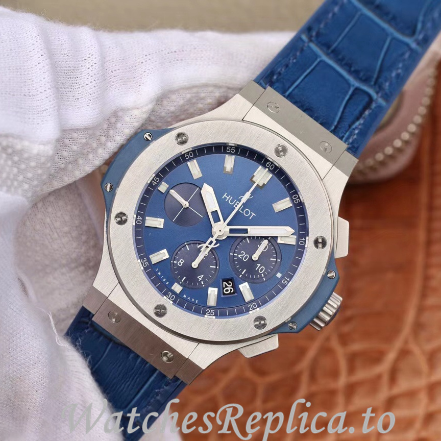 Hublot Replica Big Bang Leather strap 44MM - WatchesReplica.is