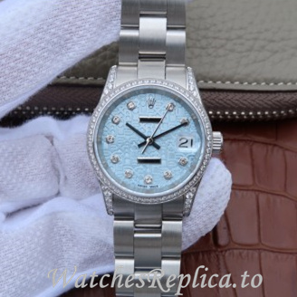 Swiss Rolex Datejust Replica 178383 Stainless steel strap 31MM - WatchesReplica.is