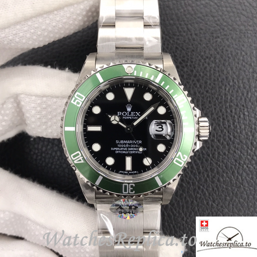 Swiss Rolex Submariner 116610 Replica Stainless steel strap 40MM - WatchesReplica.is