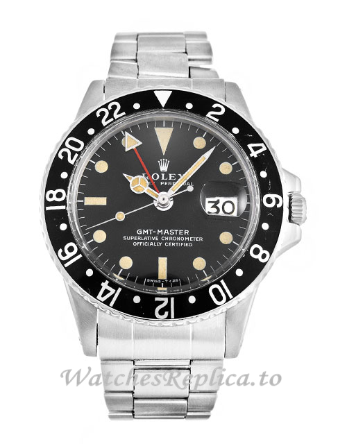 Rolex GMT Master Black Dial 1675 - WatchesReplica.is