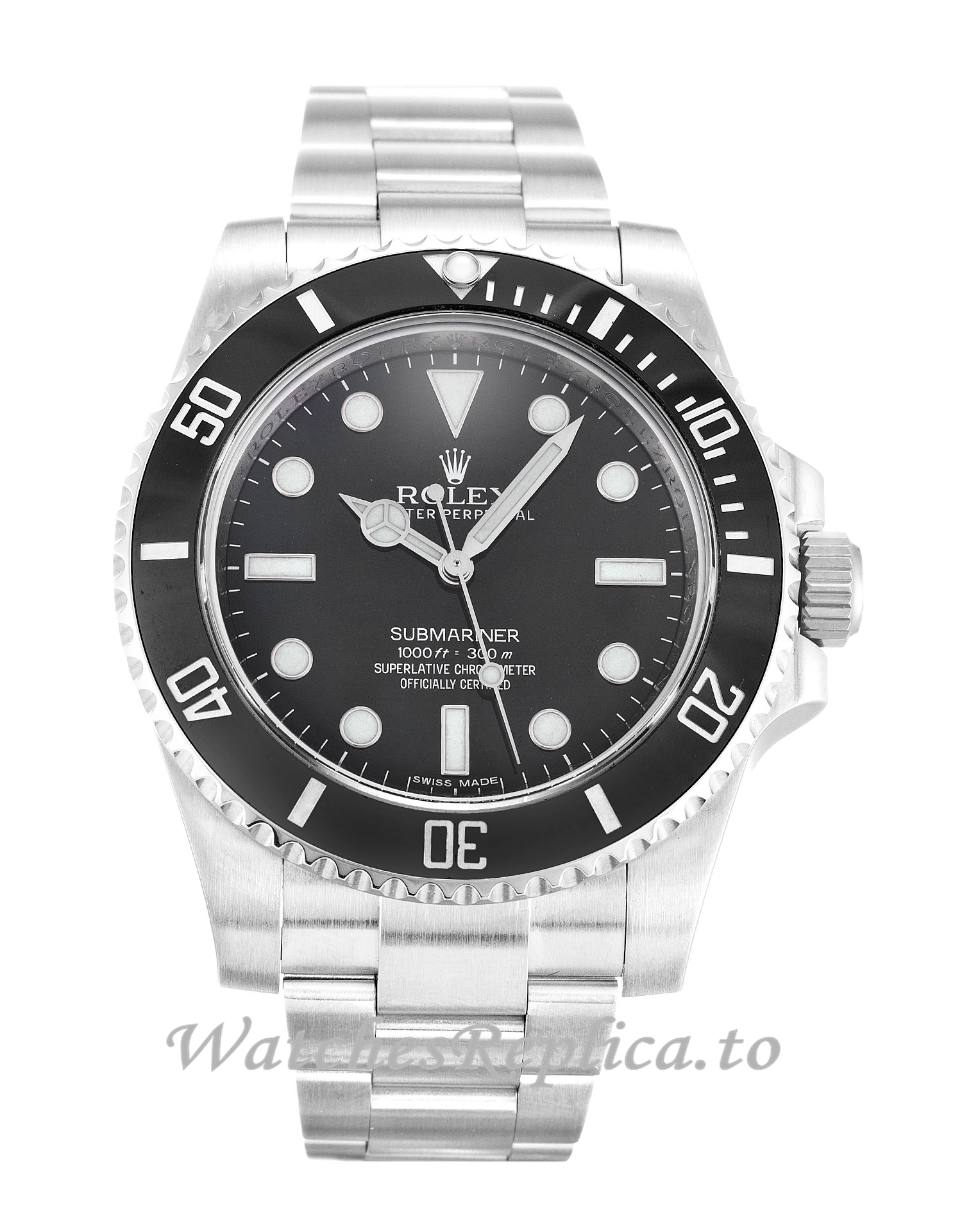 Rolex Submariner Black Dial 114060 - WatchesReplica.is