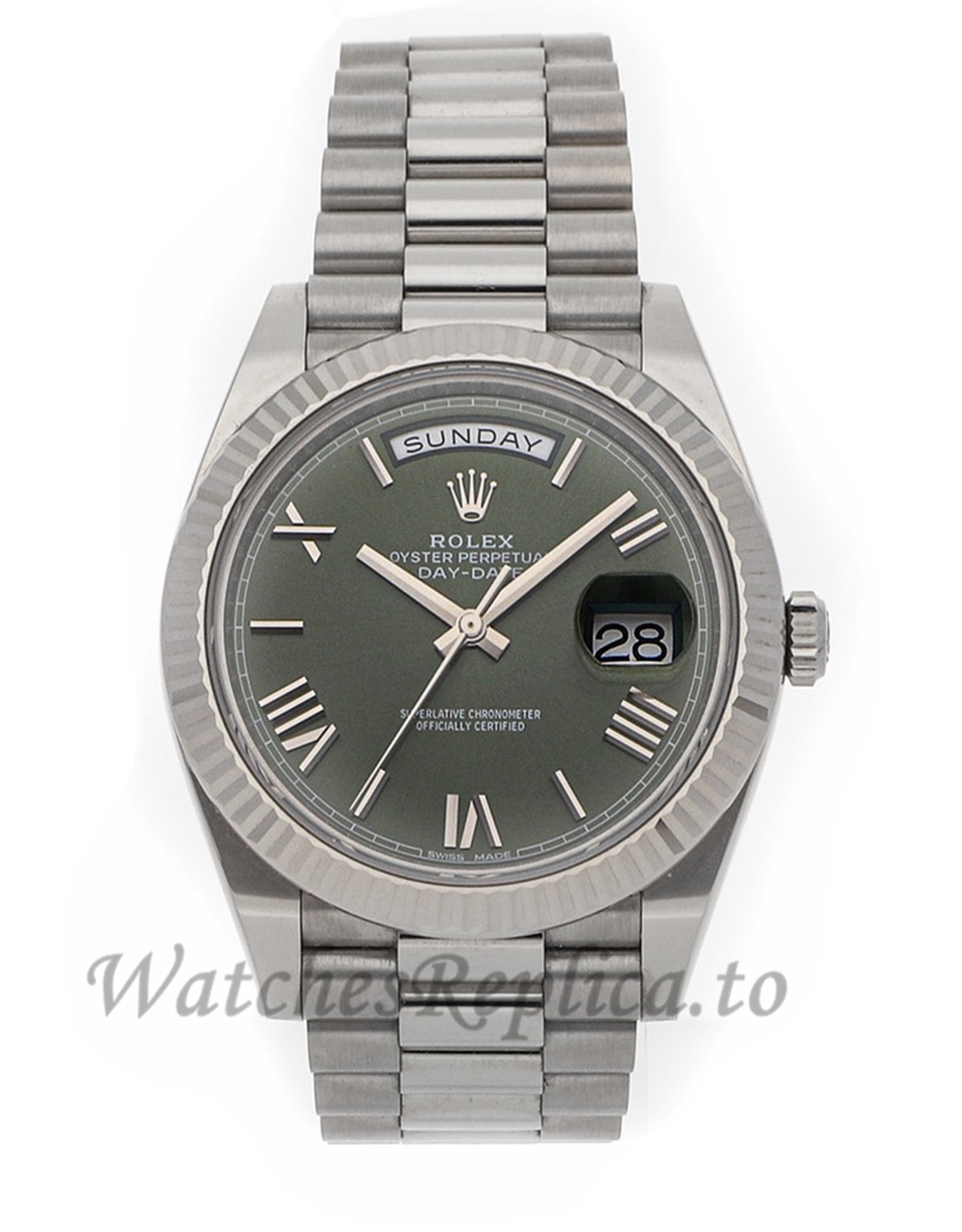 Rolex Replica Day-Date 40mm 228239 - WatchesReplica.is