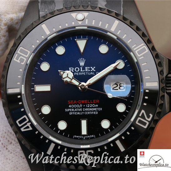 Swiss Rolex Sea Dweller 116660 Stainless steel strap 43MM - WatchesReplica.is