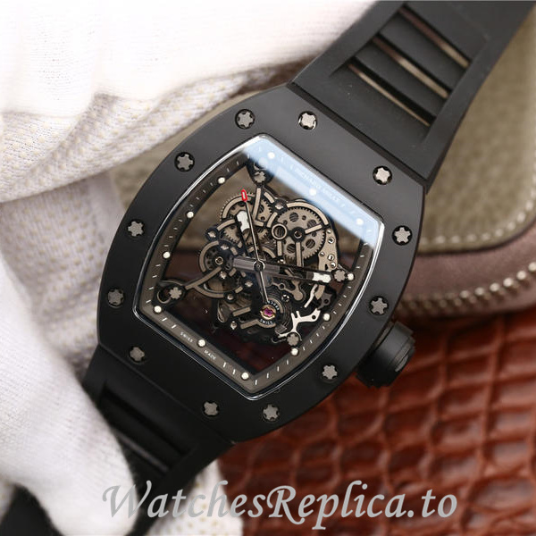Richard Mille Replica RM055 Rubber strap 50MM - WatchesReplica.is