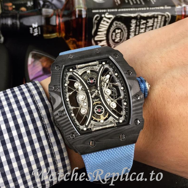 Richard Mille Replica RM53-01 Canvas strap 50MM - WatchesReplica.is