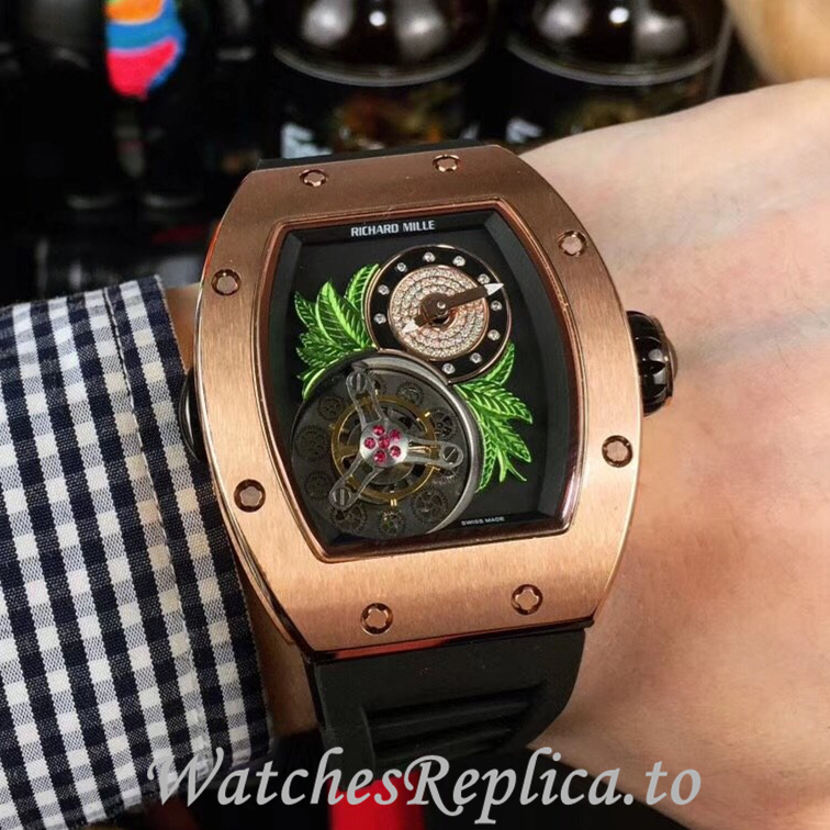 Richard Mille Replica RM19 Rubber strap 50MM - WatchesReplica.is