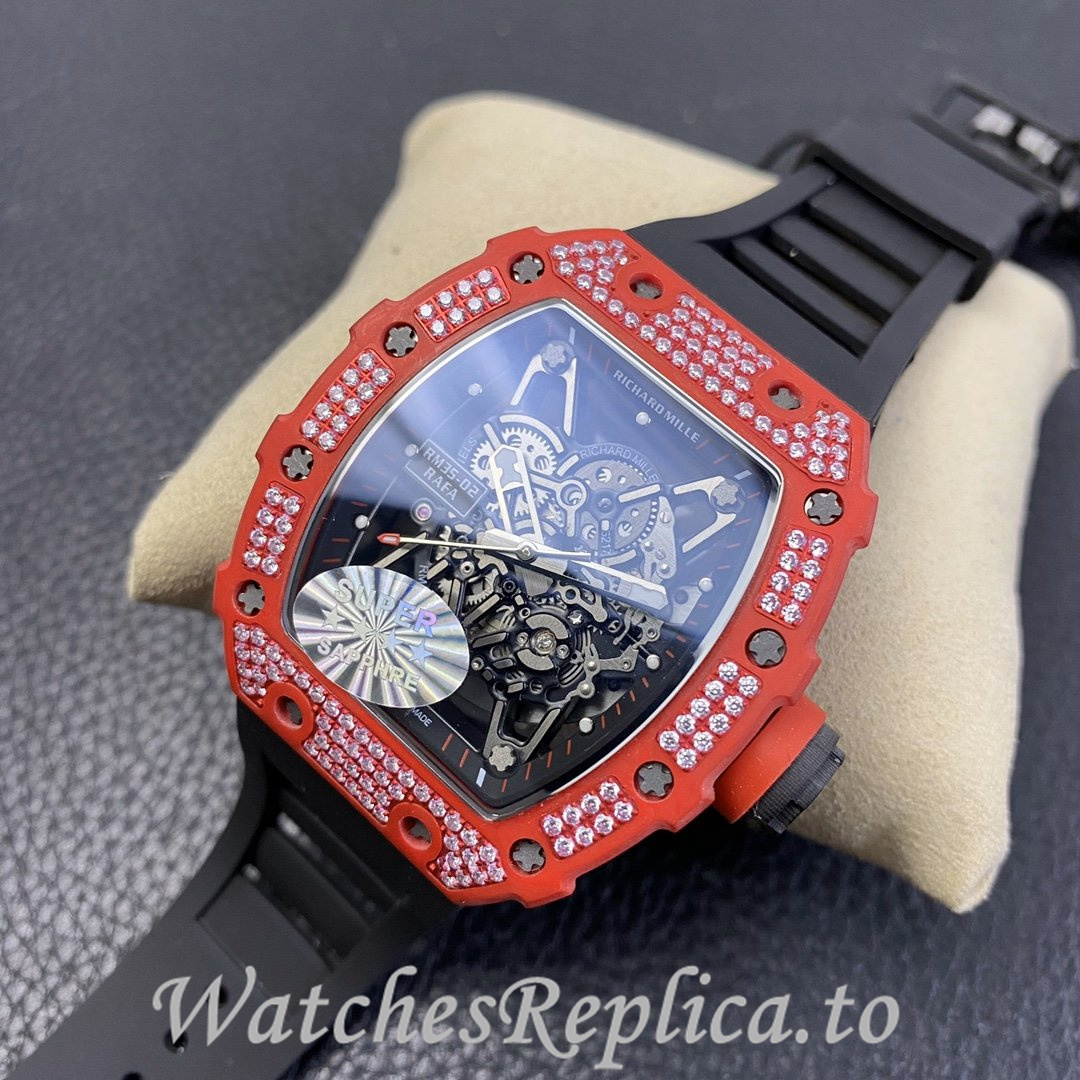 Richard Mille Replica RM035-02 Rubber strap 50MM - WatchesReplica.is