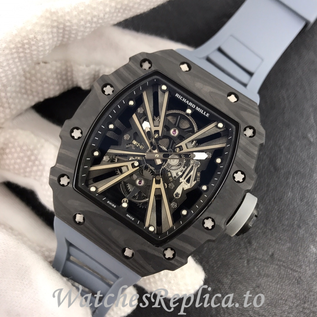 Richard Mille Replica RM12-01 Rubber strap 50MM - WatchesReplica.is