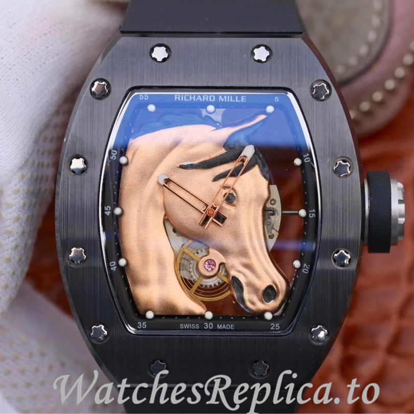 Richard Mille Replica RM52-02 Rubber strap 50MM - WatchesReplica.is