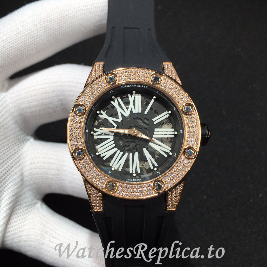 Richard Mille Replica RM033 Rubber strap 46MM - WatchesReplica.is