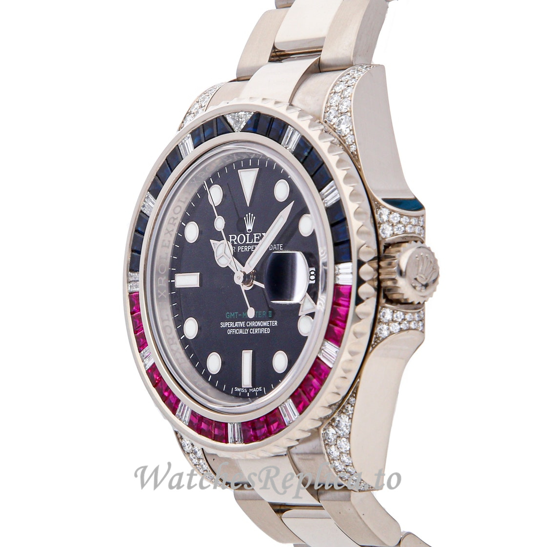 Replica Rolex GMT Master II 116759SARU 40MM Mens Watch - WatchesReplica.is