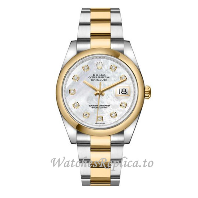 Replica Rolex Datejust 116203-20 36MM Stainless steel strap Mens Watch - WatchesReplica.is