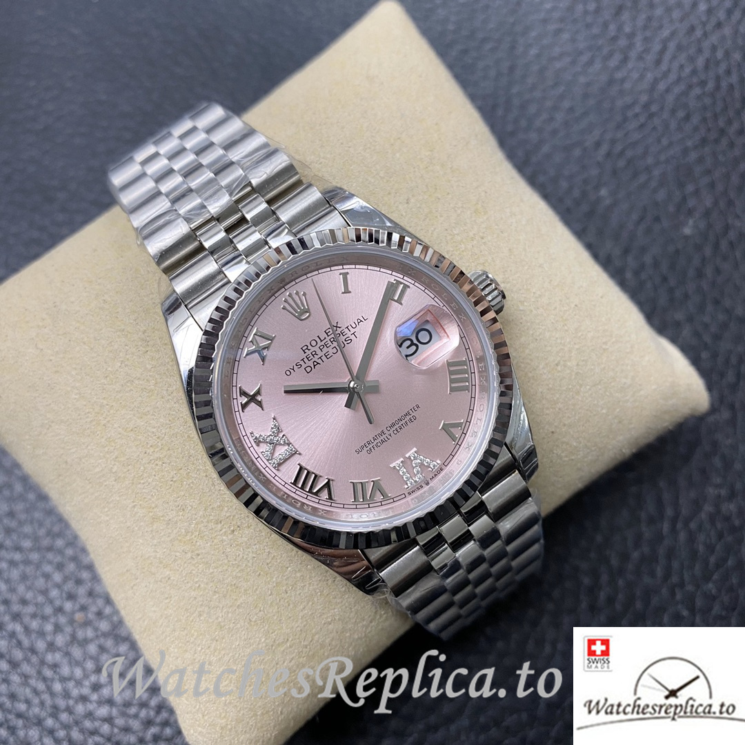 Swiss Rolex Datejust Replica 126233 Stainless steel strap 36MM - WatchesReplica.is