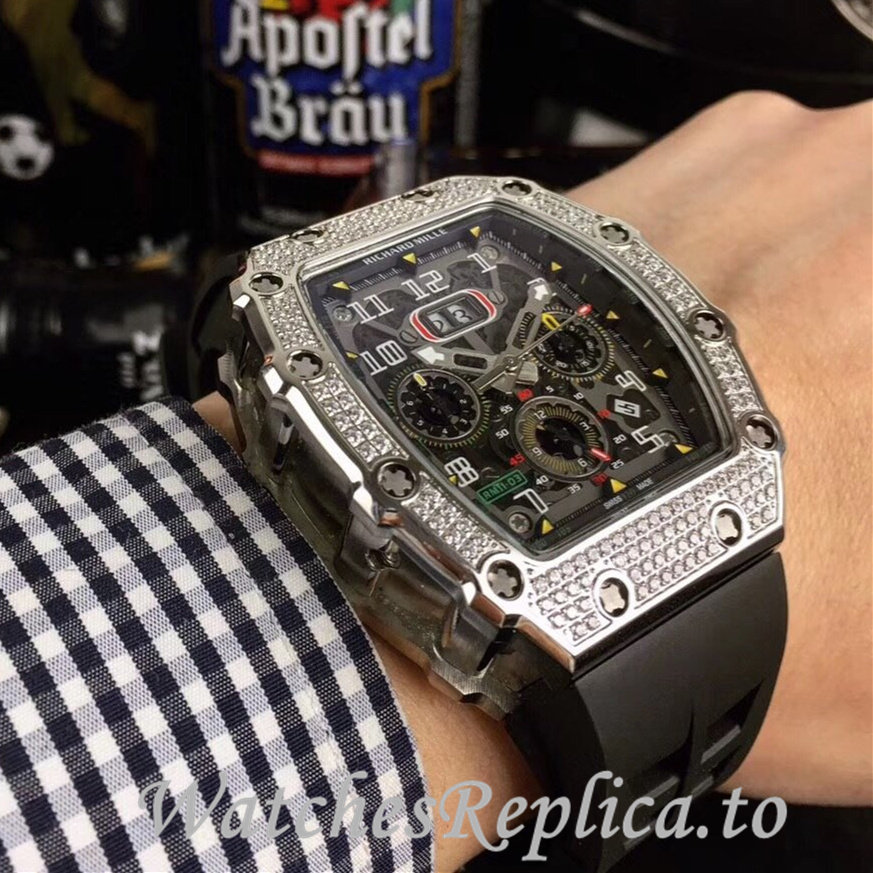 Richard Mille Replica RM11-03 Rubber strap 50MM - WatchesReplica.is