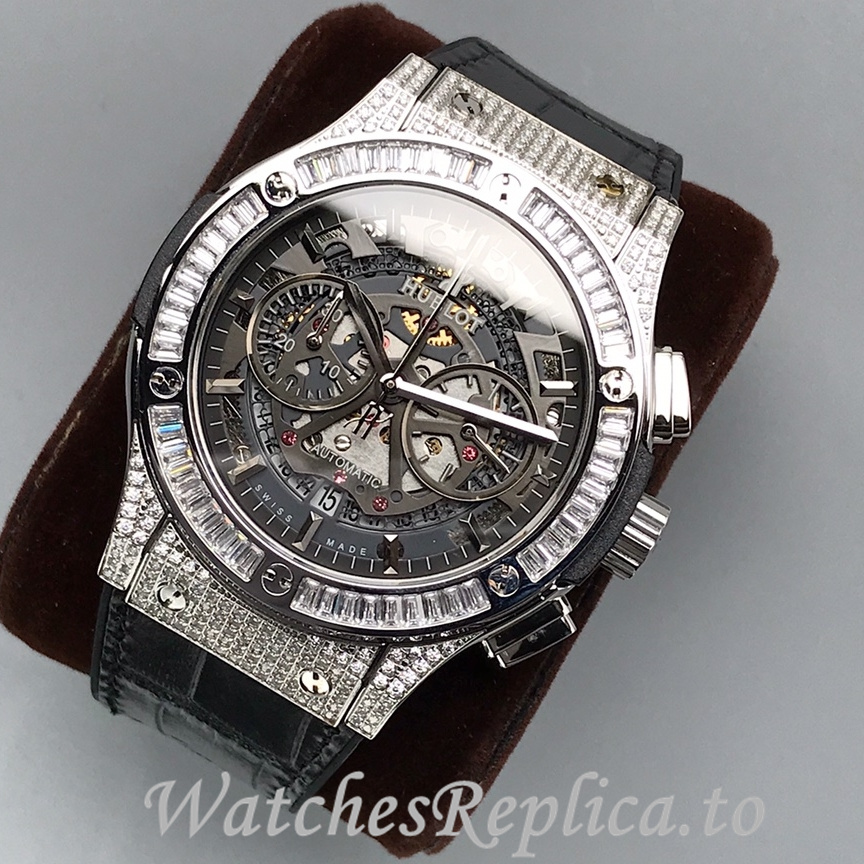 Hublot Replica Classic Fusion Leather strap 45MM - WatchesReplica.is