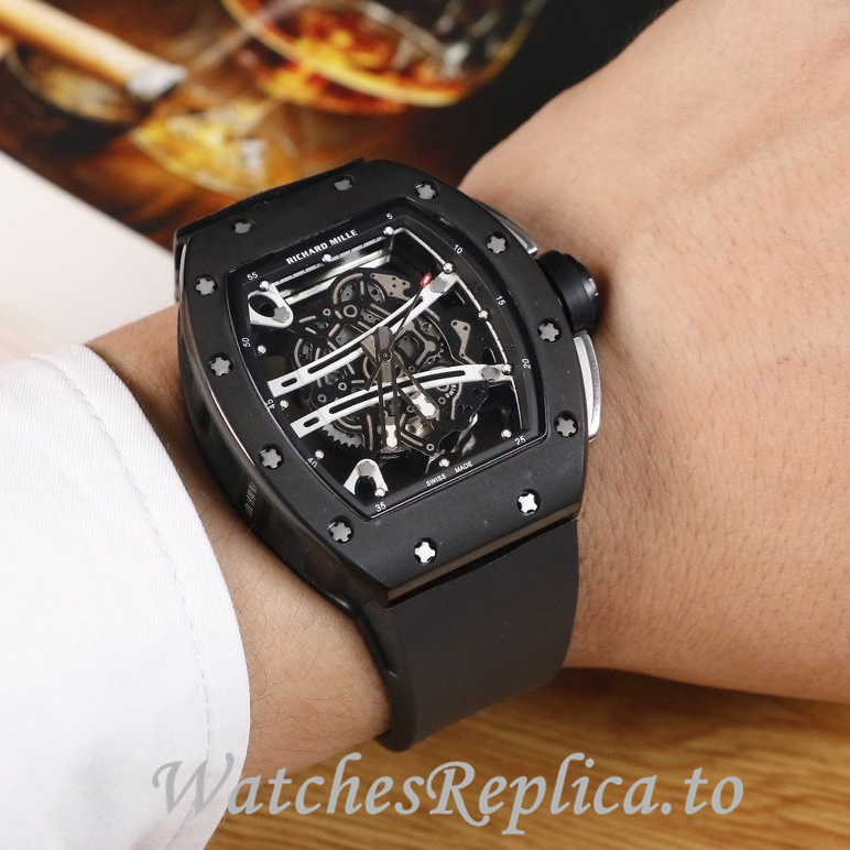 Richard Mille Replica RM61-01 Rubber strap 50MM - WatchesReplica.is
