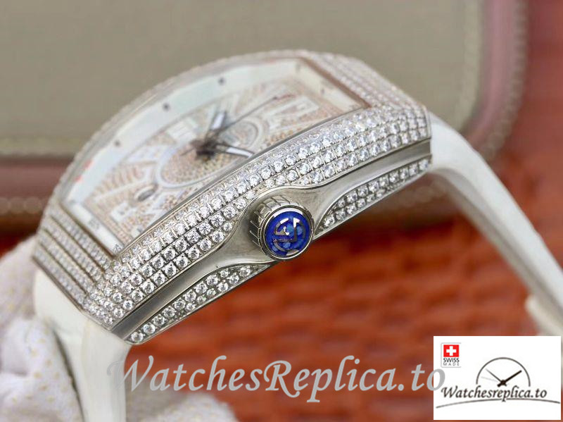 Swiss Franck Muller Vanguard Replica V45.SC.DT.D.NBR.CD.5N.NR 003 Number Markers 45MM×14MM - WatchesReplica.is