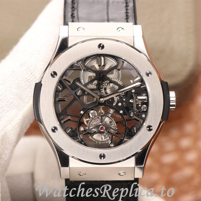 Hublot Replica Classic Fusion Series Leather strap 45MM - WatchesReplica.is