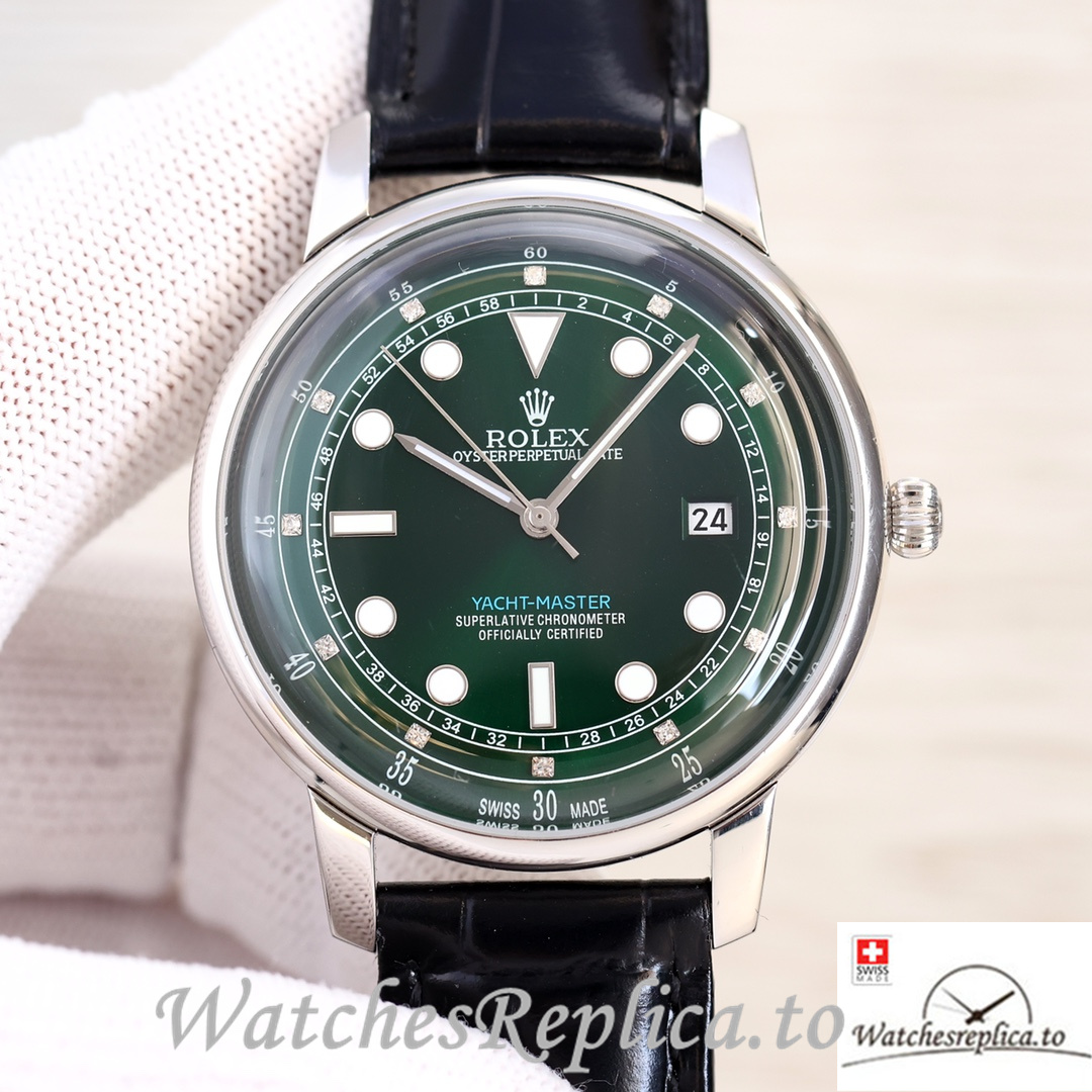 2022 Replica Rolex Yacht Master Green Dail M226570-0001 - WatchesReplica.is