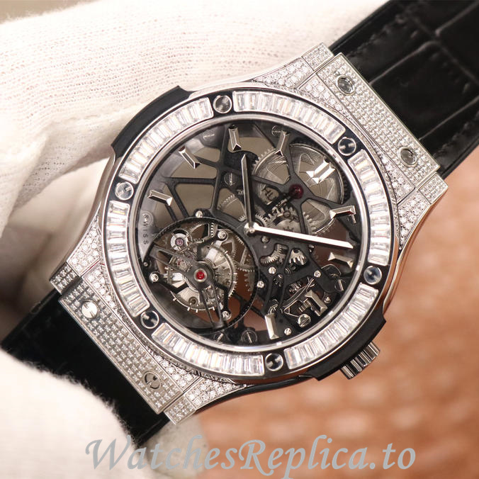 Hublot Replica Classic Fusion Series Leather strap 45MM - WatchesReplica.is