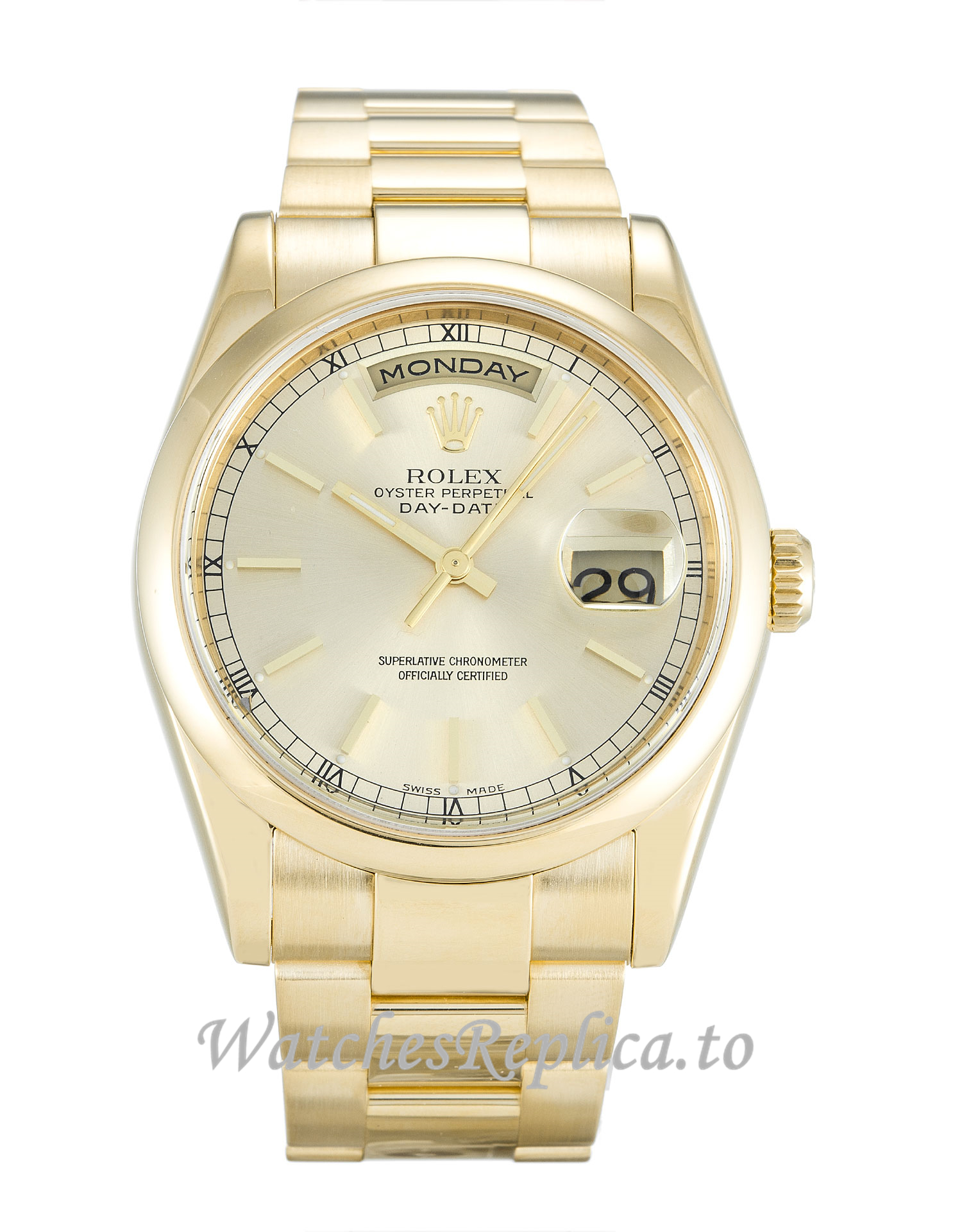 Rolex Day Date 118208 36MM - WatchesReplica.is