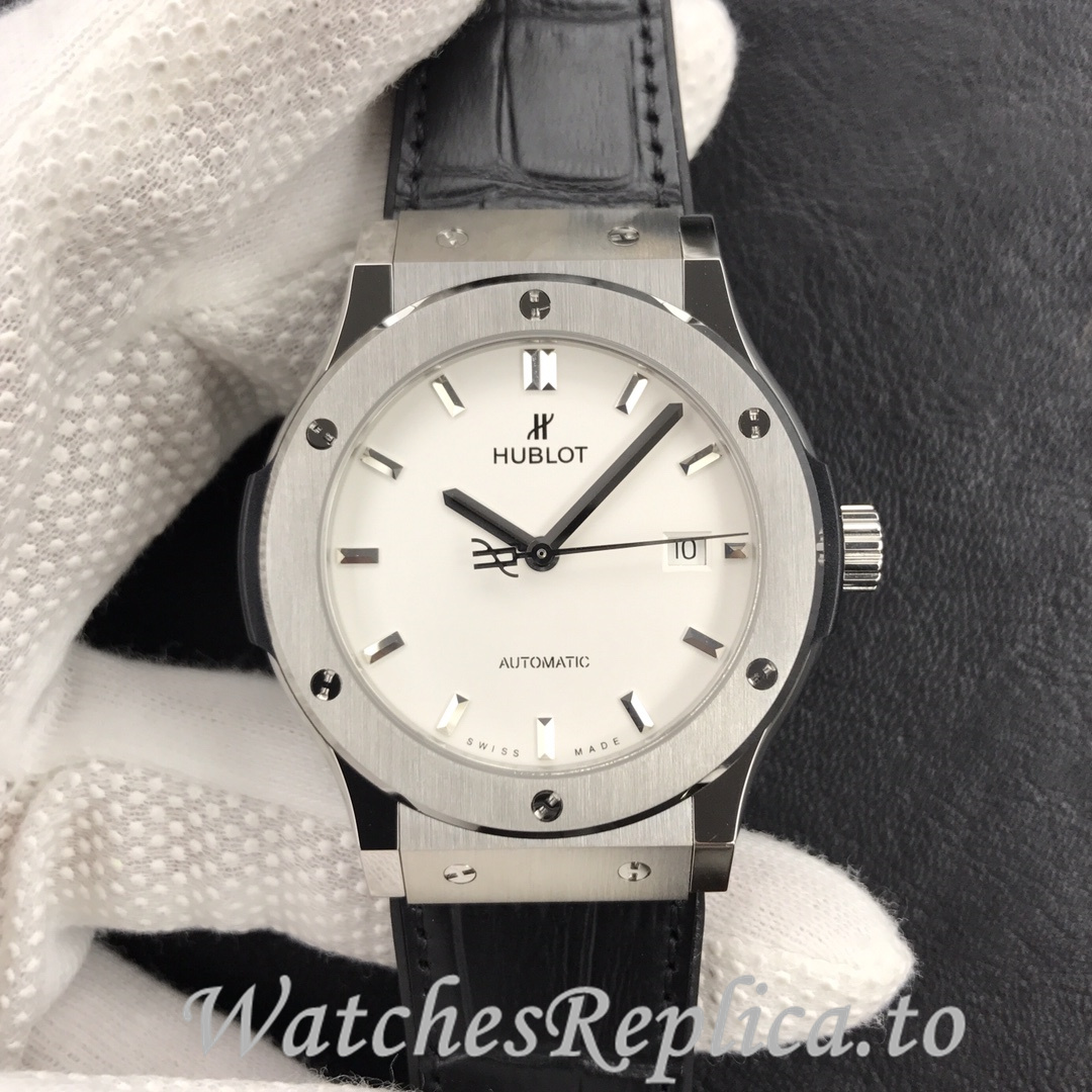 Hublot Replica Classic Fusion Series Leather strap 42MM - WatchesReplica.is