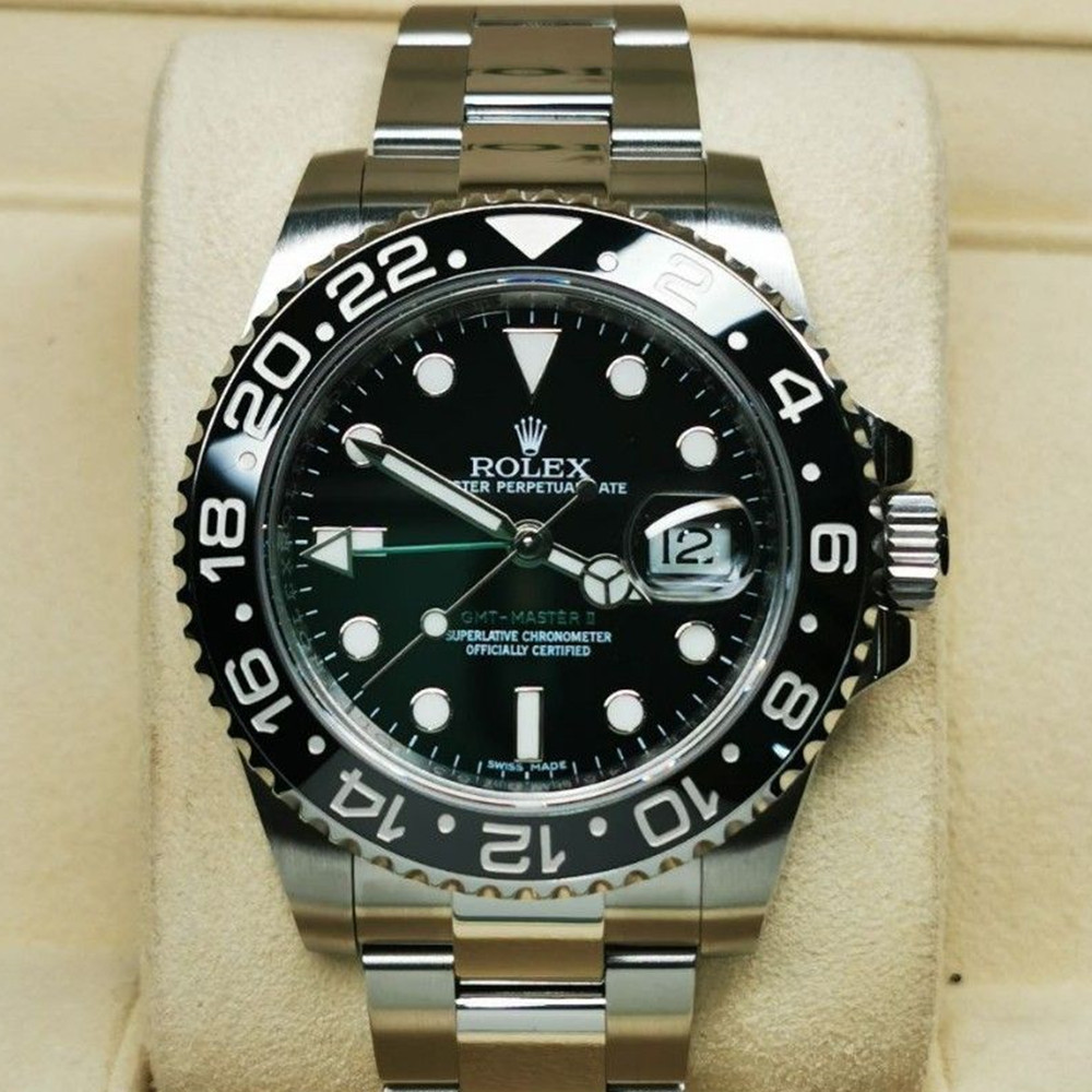 Rolex GMT Master II Black Dial 116710 LN - WatchesReplica.is