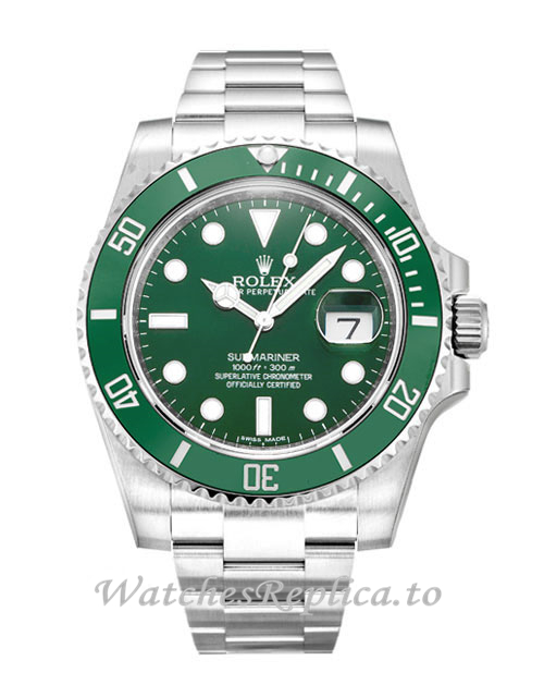 Rolex Submariner Green Dial 116610 LV - WatchesReplica.is