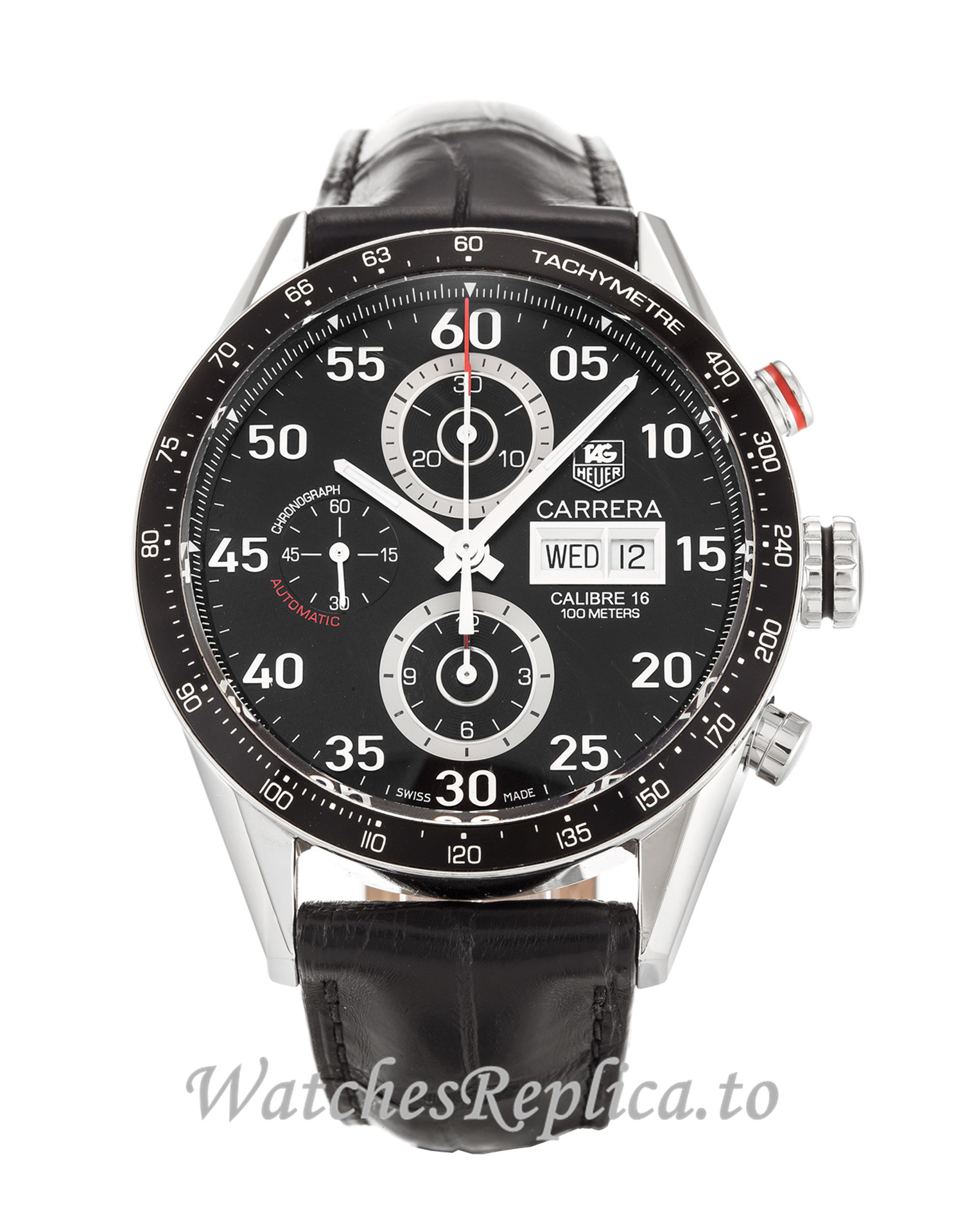 Tag Heuer Carrera Black Dial CV2A10.FC6235-43 MM - WatchesReplica.is