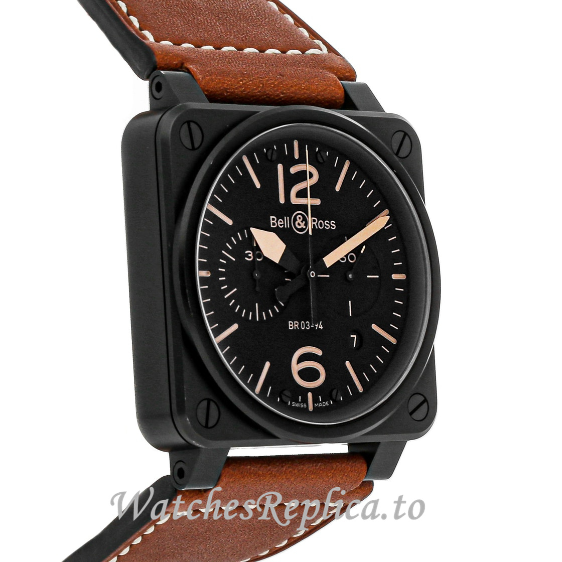 Replica Bell Ross BR 03 BR03 94 HERITAGE 42MM Mens Watch - WatchesReplica.is